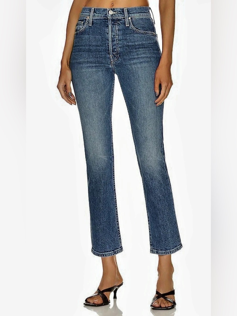 MOTHER The Tomcat Denim in Kneeling on Stones